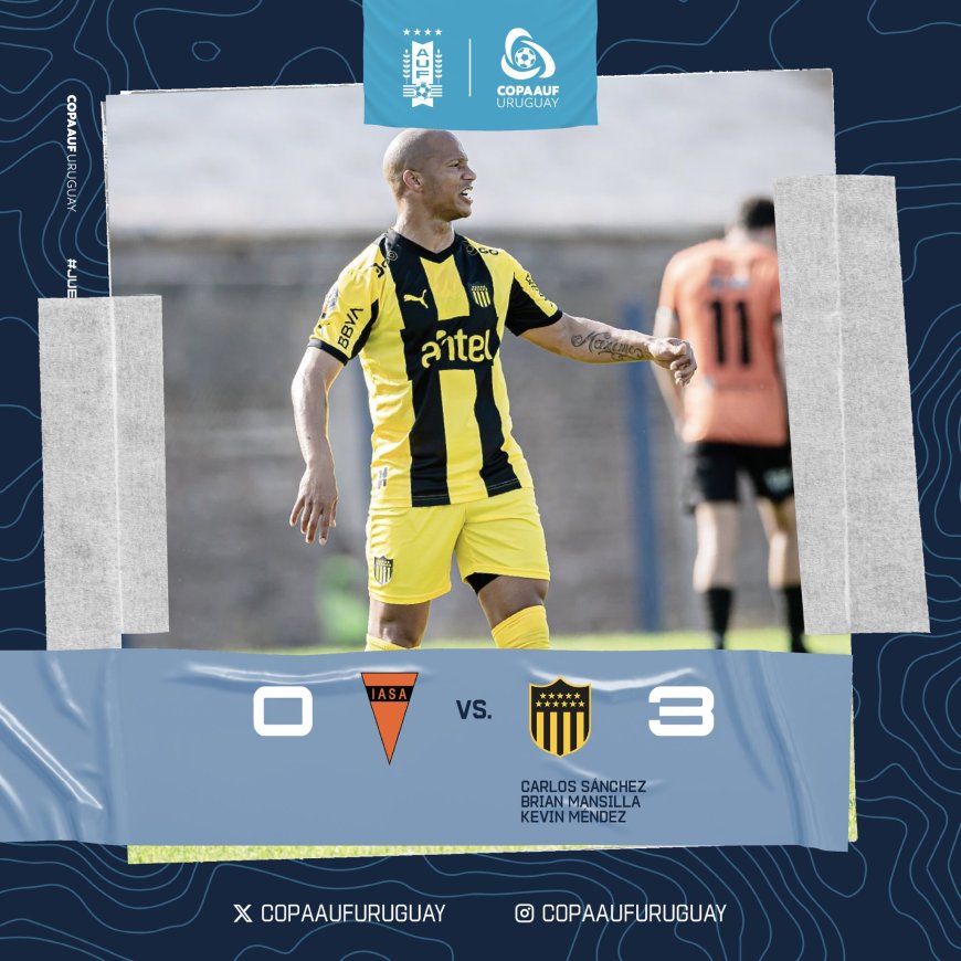 Copa Uruguay: Peñarol venció 3 a 0 a Sud América.