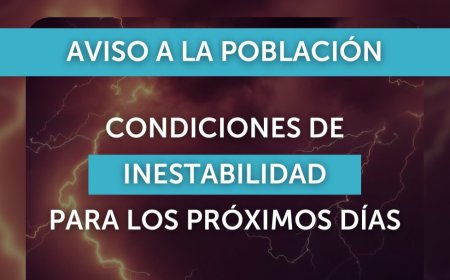 Inumet anunció "Condiciones de inestabilidad" para los próximos días.