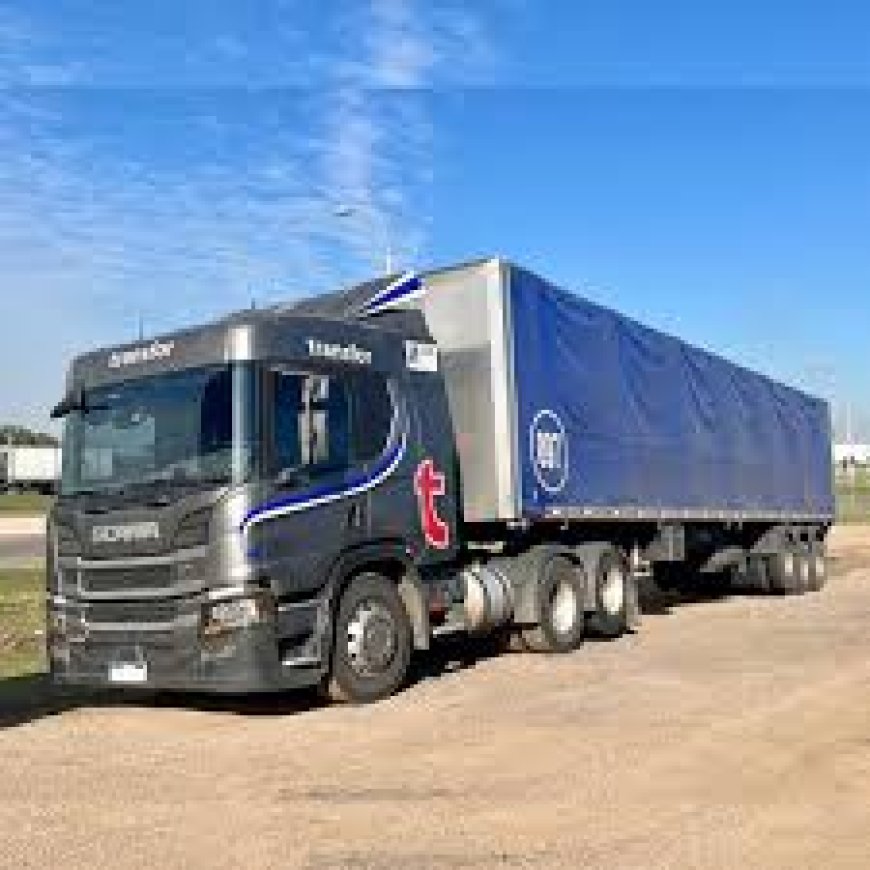 Camión que transportaba celulosa, perdió parte de la carga.