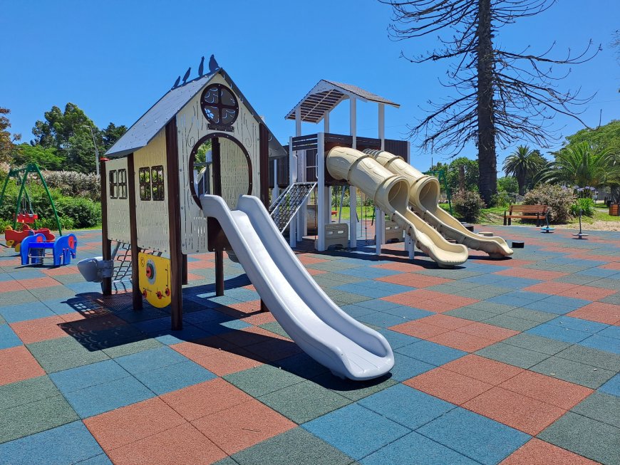 Quedaron habilitadas dos baterías de juegos infantiles en el Bioparque.