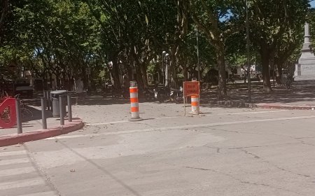 Información sobre trabajos de obra en vía pública.