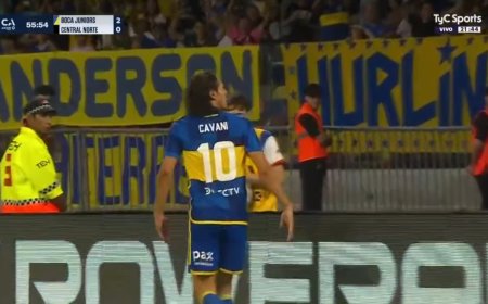 Cavani no da tregua: Doblete de antología para el "Matador" en su mejor momento con Boca