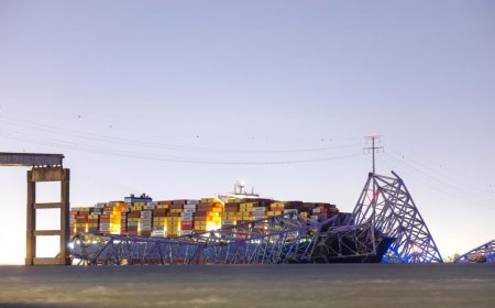 Dos personas rescatadas vivas de las aguas tras el derrumbe del puente de Baltimore