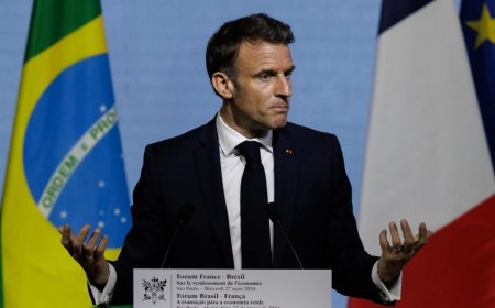 Macron pide en Brasil negociar un nuevo acuerdo Mercosur-UE diferente del actual
