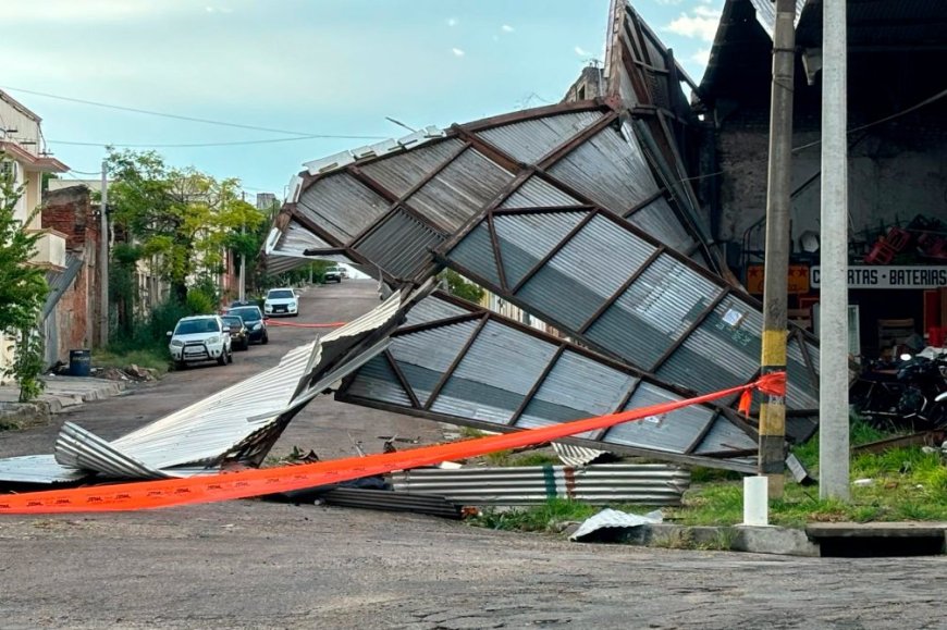 Fuerte turbonada afectó Río Negro y Soriano
