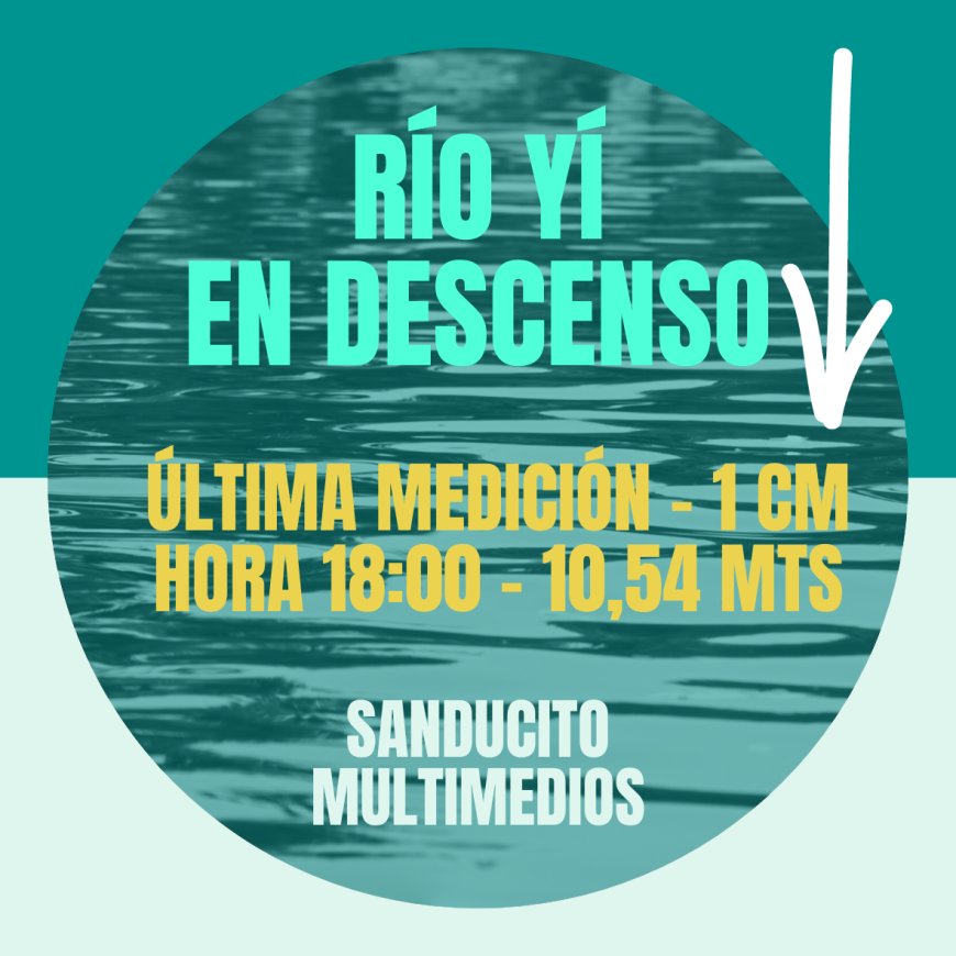 Buenas noticias | el Río Yí comenzó a descender en Durazno