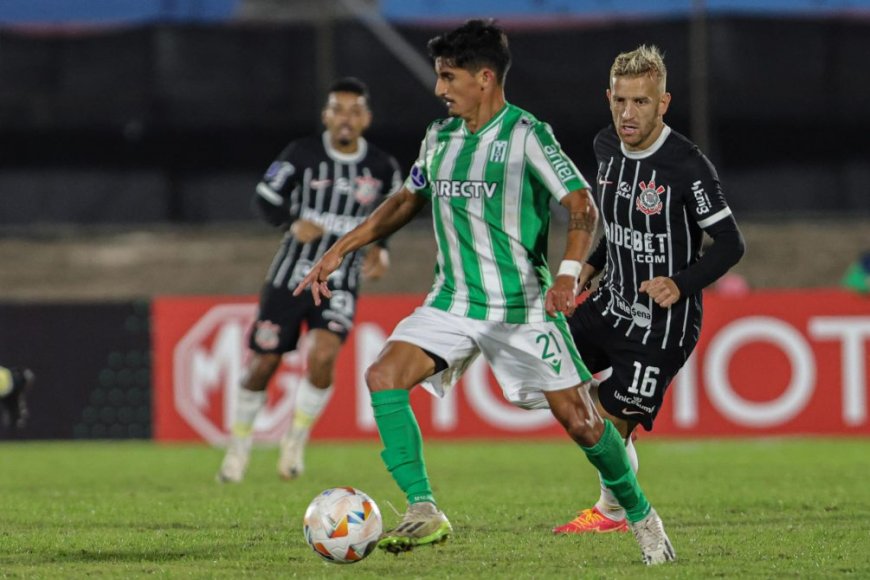 Racing debutó en Sudamericana empatando 1-1 con Corinthians en el Centenario
