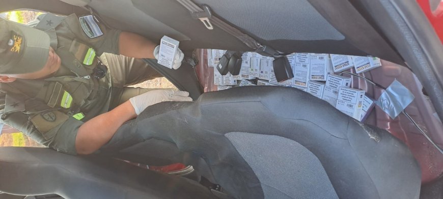 Dos Uruguayos con destino Durazno intentaban ingresar 660 cigarrillos electrónicos de contrabando a Uruguay y fueron detenidos en Argentina