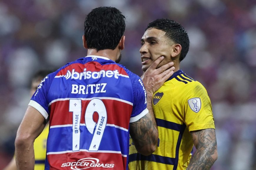 Merentiel anotó, pero Boca fue goleado en Brasil, 4-2 por Fortaleza