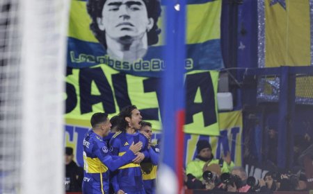 Boca se juega su suerte en la Sudamericana: Cavani y Merentiel serían titulares