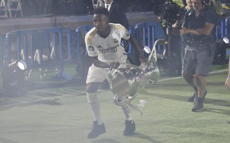Vinicius Junior elegido el mejor jugador de la temporada en Europa