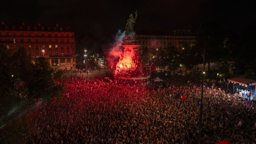 Caos en Francia: gases lacrimógenos contra disturbios culminan las elecciones legislativas