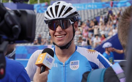 Eric Fagúndez terminó la prueba de ruta en el lugar 55