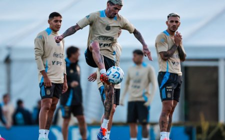 Sin Messi ni Di María, Julián Álvarez y Lautaro Martínez se perfilan en ataque argentino