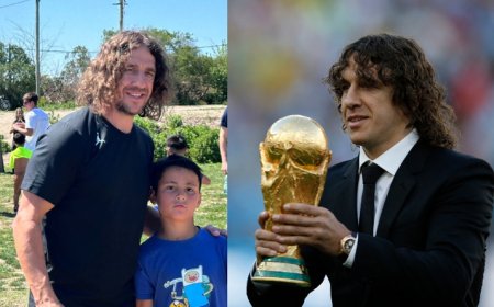 Ídolo en Santa Eugenia: excapitán de la selección española y el Barça, Carles Puyol, llegó con el Gordo Verde