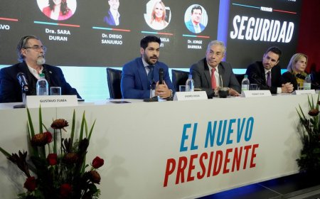 La fórmula presidencial del Partido Colorado presentó su programa en materia de seguridad