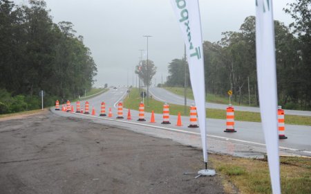 Se inauguró el primer tramo de la doble vía en la ruta 9 entre Maldonado y Rocha