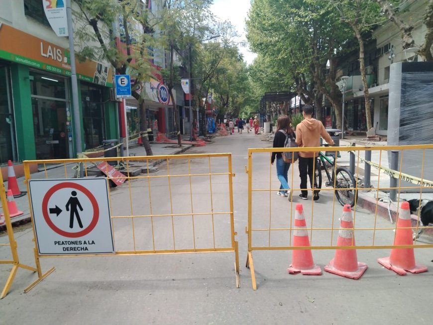 Microcentro: tránsito vehicular limitado por obras