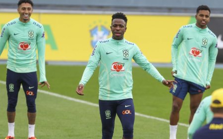 Brasil convoca a Vinícius y Rodrygo para enfrentar a Uruguay por Eliminatorias