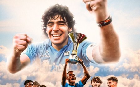El Nápoles homenajea a Maradona en el cuarto aniversario de su muerte