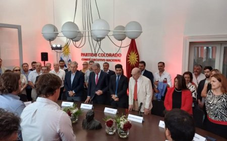 Ojeda asumió como nuevo secretario general del Partido Colorado