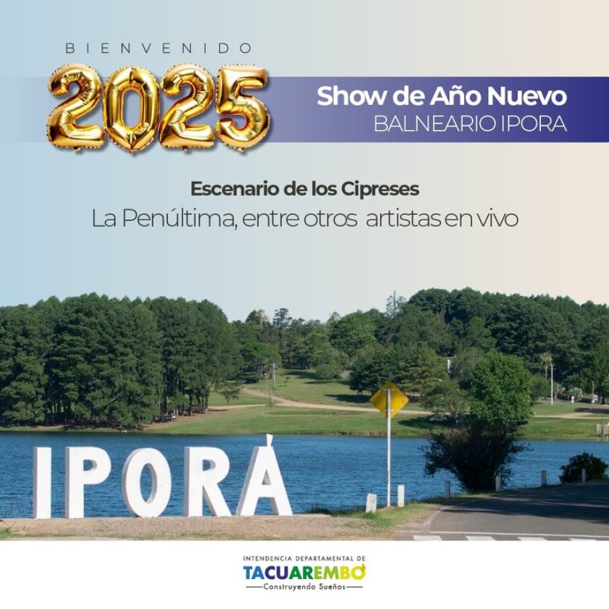 Show de Año Nuevo en Balenario Iporá