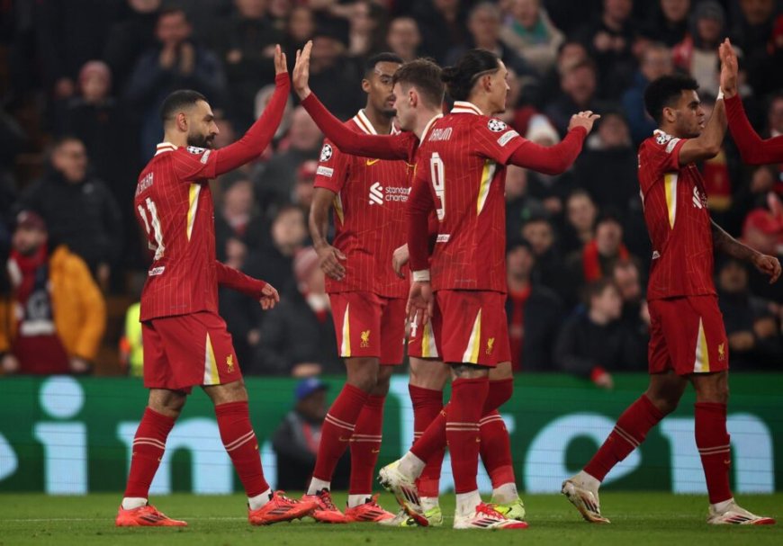 Liverpool ganó y clasificó con siete ganados de siete y Darwin Núñez como titular