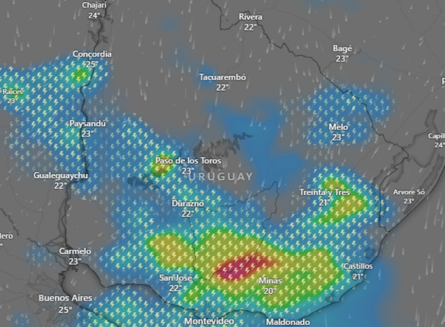 Tormentas fuertes y lluvias intensas