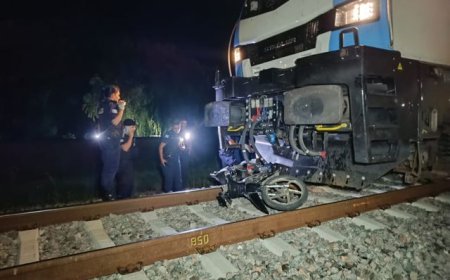 Florida: joven motociclista murió tras ser embestido por tren y arrastrado varios metros