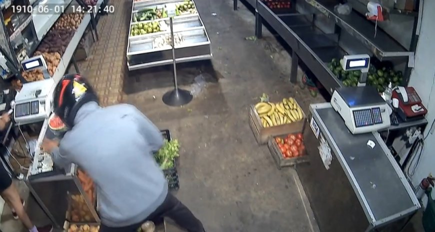 Rapiña a mano armada en una verdulería de la ciudad