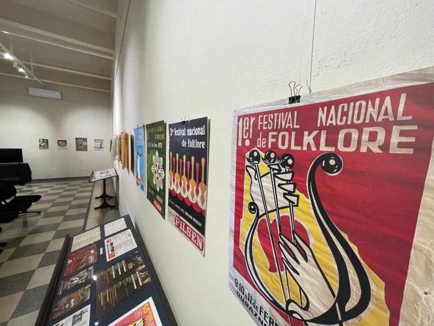 Muestra sobre el Festival de Folklore en el Museo Casa de Rivera