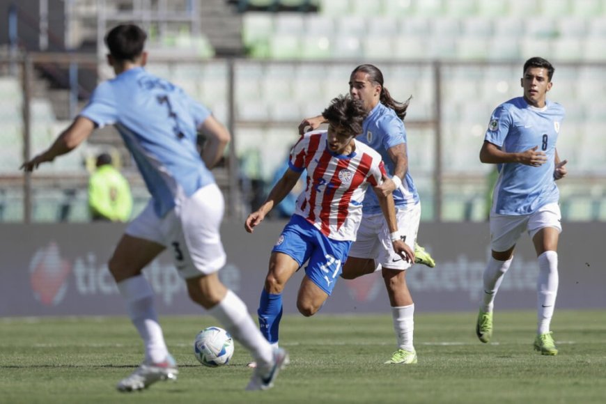 Uruguay perdió ante Paraguay y quedó eliminado del Mundial Sub20