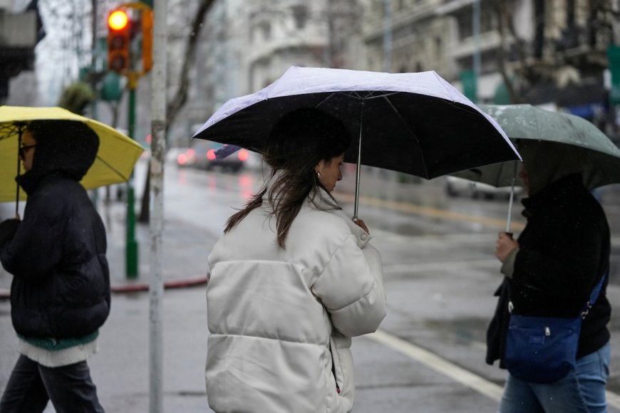 Alerta por tormentas fuertes y lluvias intensas
