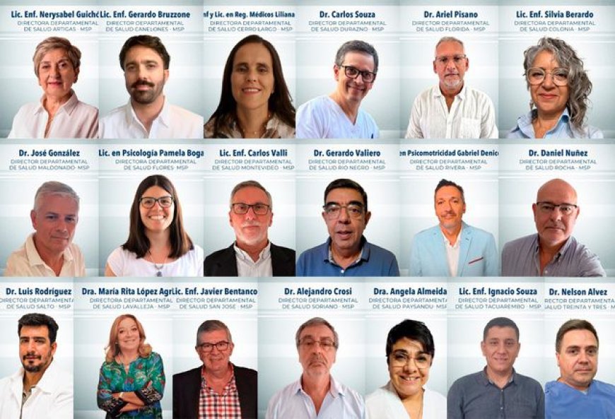 Lustemberg anunció a los nuevos directores departamentales de Salud Pública