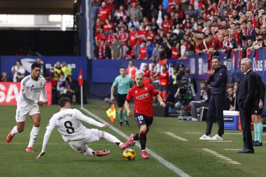 Valverde no entrenó, pero sería titular en el partido del Real Madrid ante el City