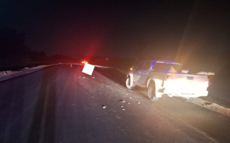Peatón fue embestido por una camioneta y falleció en plena carretera