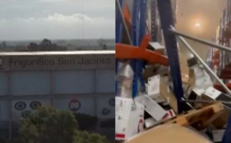 Derrumbe en frigorífico dejó a tres trabajadores atrapados a temperaturas bajo cero