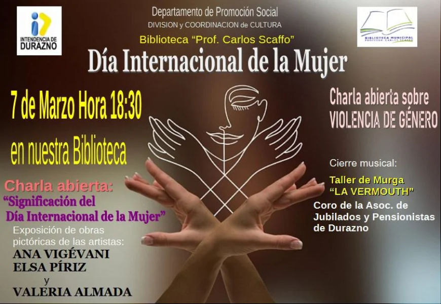 La Biblioteca “Prof. Carlos Scaffo” conmemora el Día Internacional de la Mujer con una jornada cultural y de reflexión