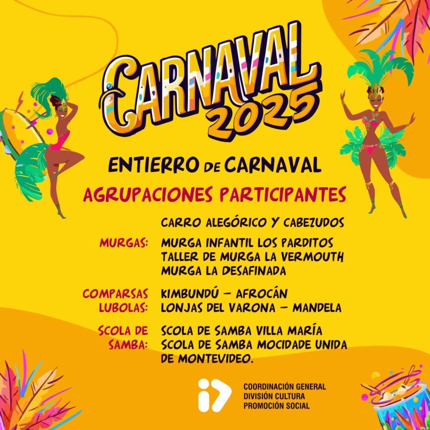 Durazno se viste de Carnaval con el tradicional Desfile del Entierro de Carnaval