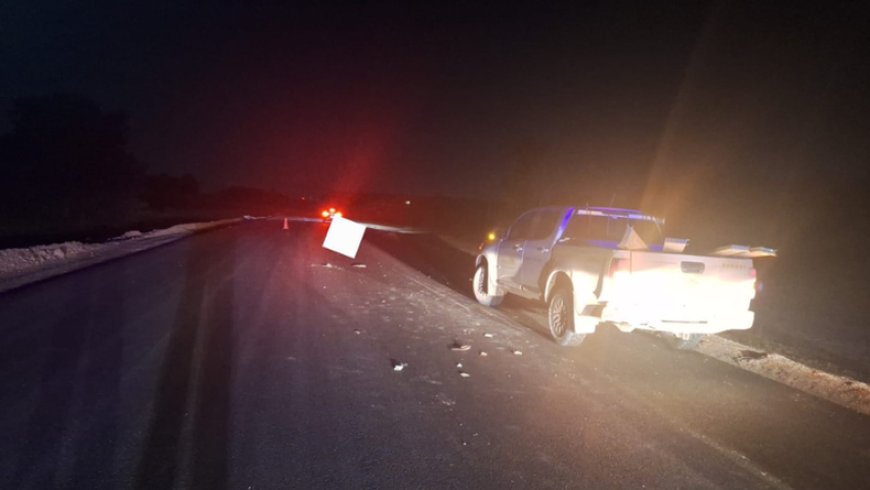 Peatón fue embestido por una camioneta y falleció en plena carretera