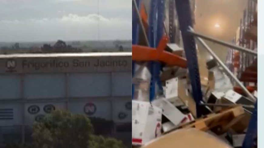 Derrumbe en frigorífico dejó a tres trabajadores atrapados a temperaturas bajo cero