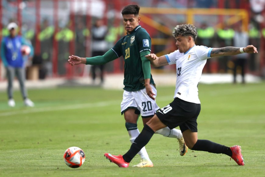 Uruguay resistió en la altura y se llevó un punto de Bolivia