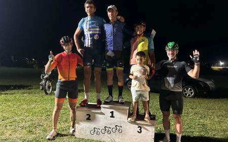 Ciclismo Nocturno en el Parque de la Hispanidad