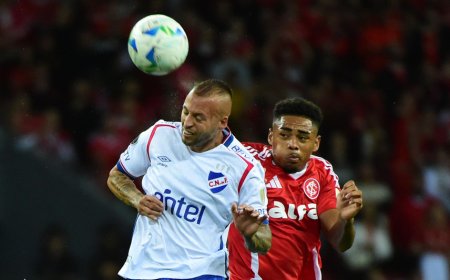 Libertadores: Nacional empató 3-3 en su visita a Inter de Porto Alegre tras ir ganando 3-0