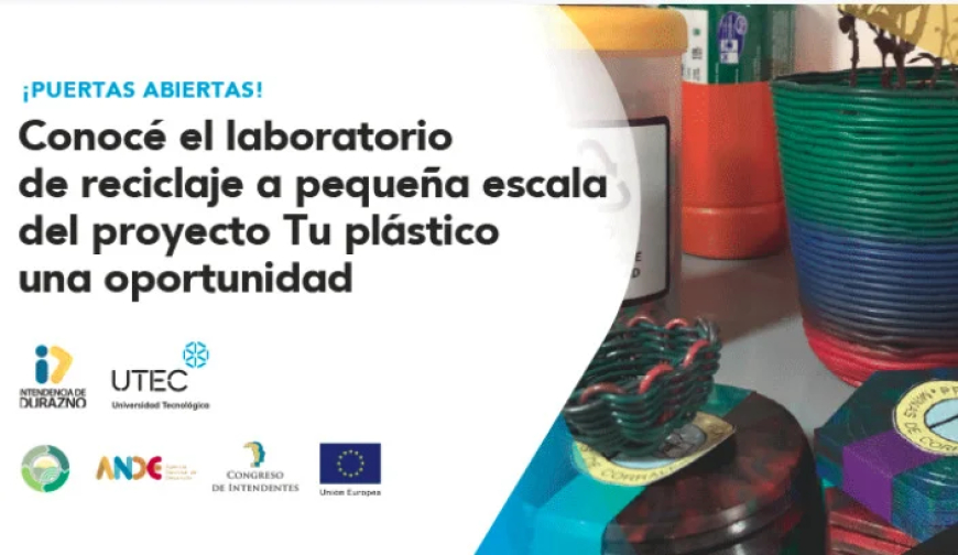 Durazno da un paso hacia la sostenibilidad con la inauguración de un laboratorio de reciclaje a pequeña escala