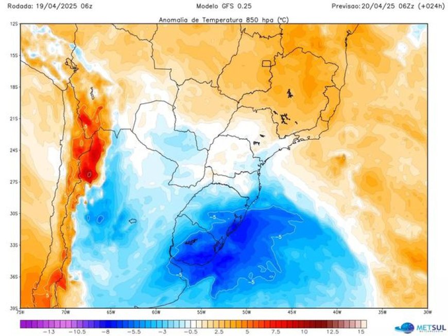 Metsul anunció el ingreso de masa de aire frío que afecta a Uruguay: ¿de qué se trata?