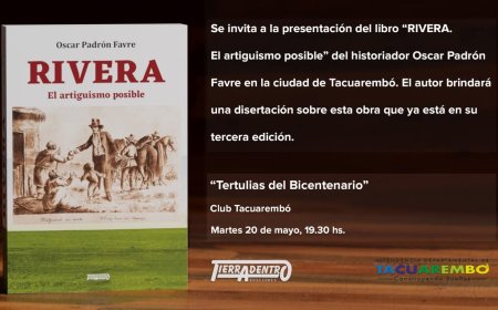 Presentación del libro 'Rivera. El artiguismo posible' en Tacuarembó
