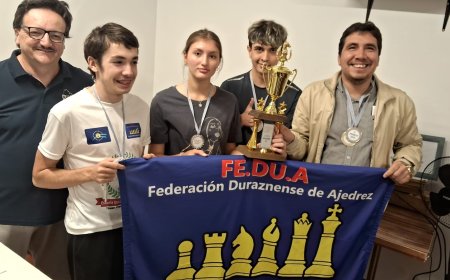 Durazno, Subcampeón en el Torneo de Ajedrez 'Entre Equipos' de Montevideo