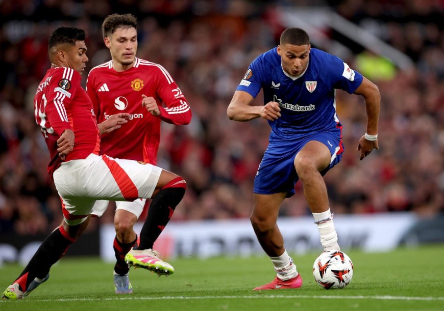 Manchester United de Ugarte golea al Bilbao y se mete en la final de Europa League