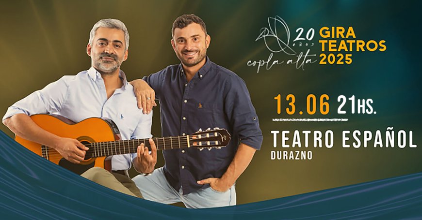 Copla Alta celebra 20 años en Durazno: una noche de folclore y emoción